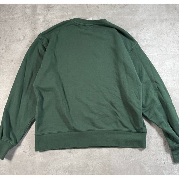 Tna AiryAF fleece green crewneck sweatshirt size 1 - Picture 4 of 5